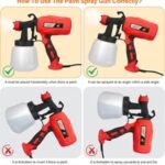 ⁦مسدس رش طلاء كهربائي٣ فوهات⁩ - الصورة ⁦3⁩