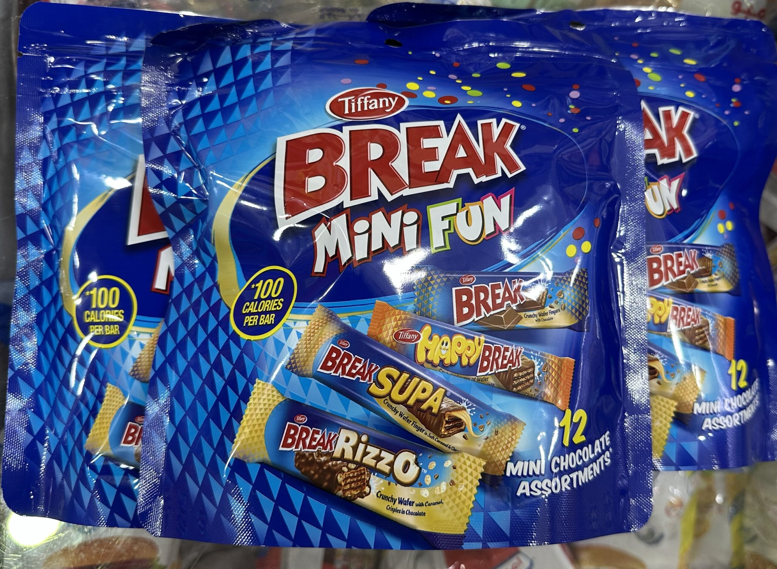 img_7239 شوكولاته بريك ميني فن 12 حبه 3 باكيت - الصورة 1