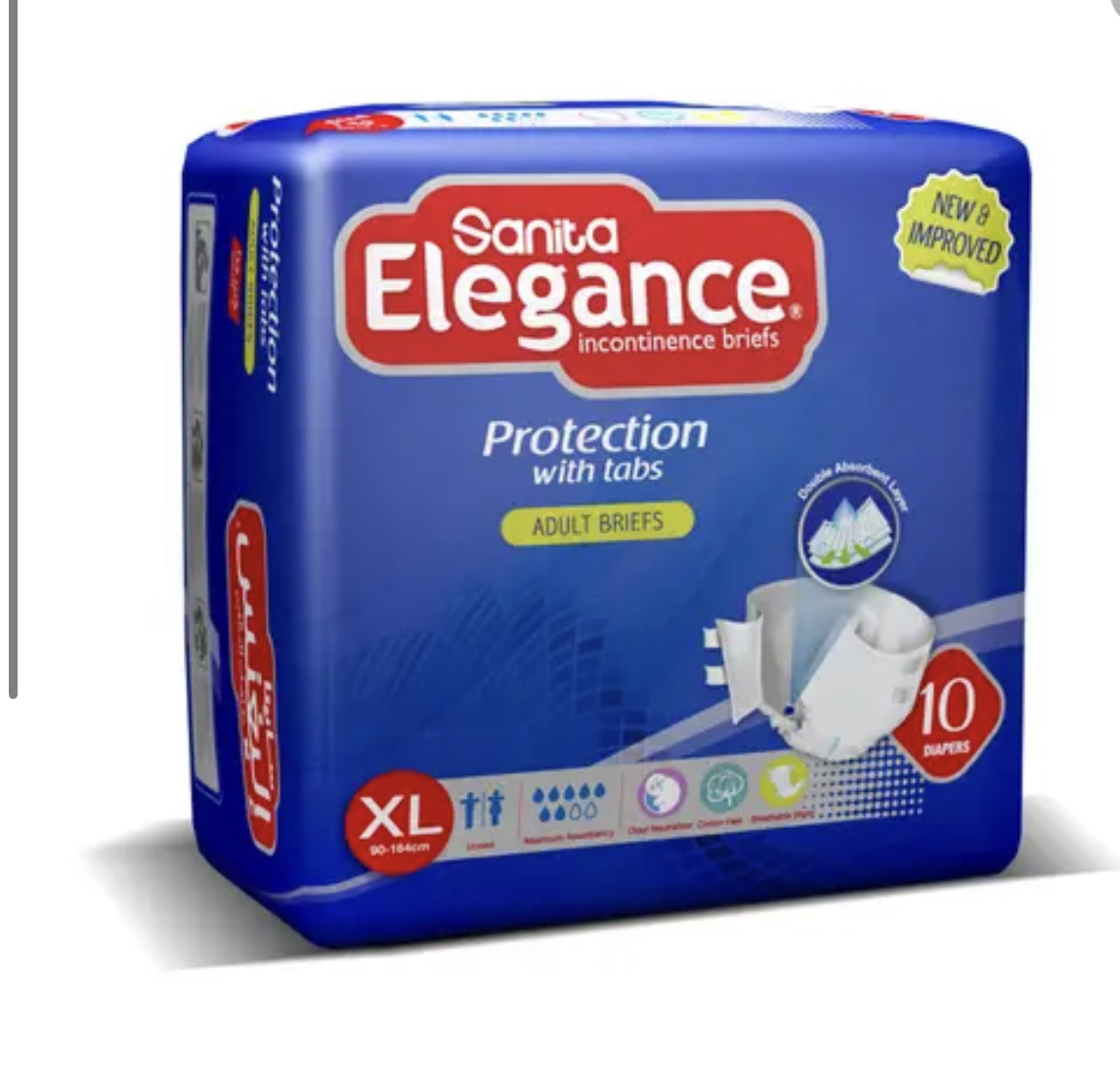 BD5F48D3-A59C-499D-B10A-6D09DB8D0678 حفاضات كبار السن اكس لارج سانيتا - الصورة 1