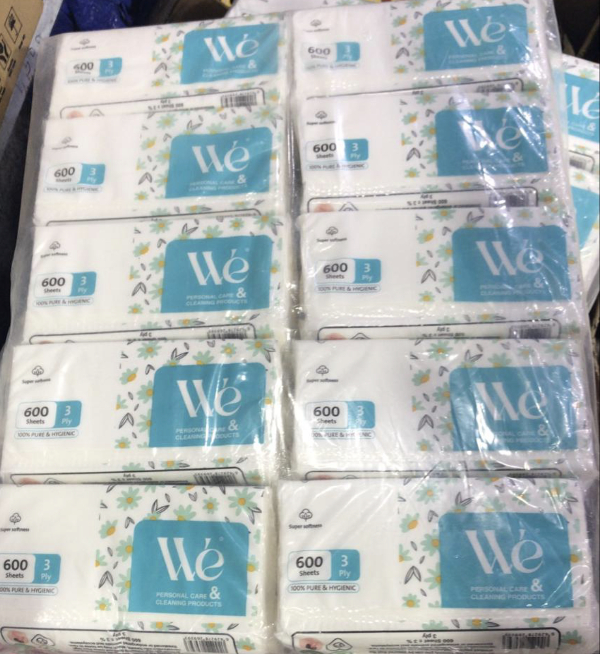 1D1DF7A9-1DAB-4C1B-B9CE-23F5C300D138 كلنكس وي 10 علب * 600 ورقه - الصورة 1