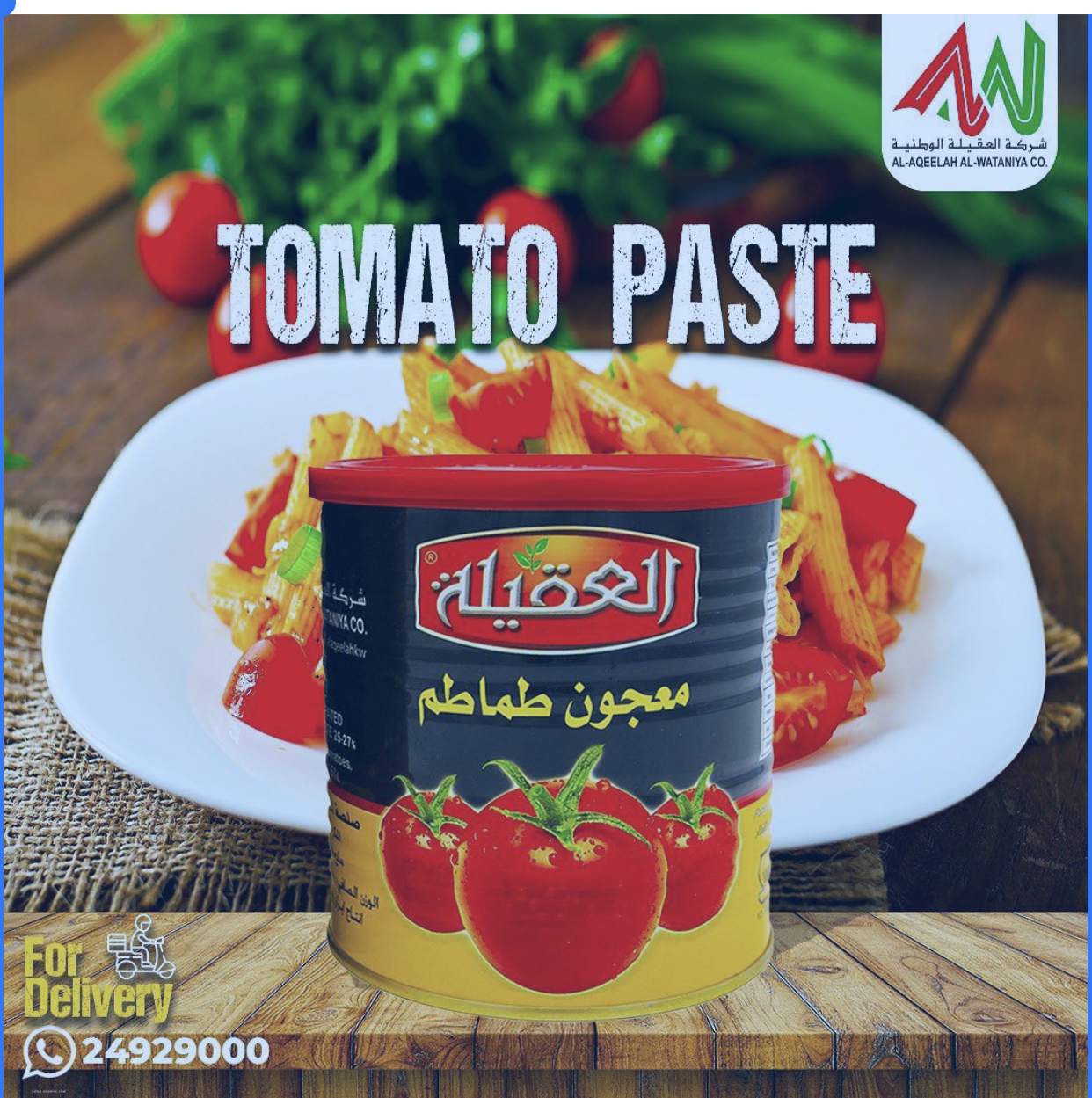 401F5027-CB7D-4B7E-B821-B725B3BE1F38 معجون الطماطم العقيلة ايرانى علبة - الصورة 1