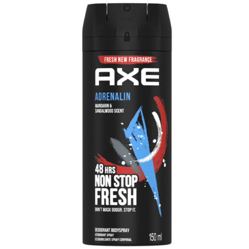 A02668E3-FA5F-470C-8AB5-29F0CCAB0892 اكس مزيل عرق بخاخ أدرينالين للرجال 150 مل - الصورة 1