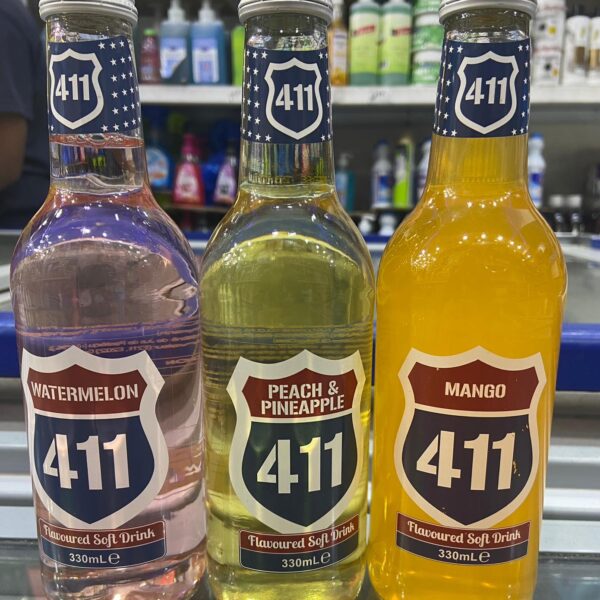 مشروب 411 بطيخ غازي 330 مل 2 حبه