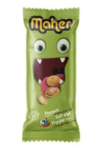 ماهر فول سوداني 30 جم بالملح و الخل 30 جم باكيت 24 حبه