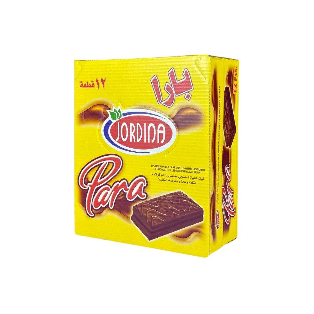 2227E9CD-D6FD-4895-8CC2-F260FF76D010 جوردينا بارا كيك فانيليا مغطى بالشوكلاته 12* 35 جم - الصورة 1