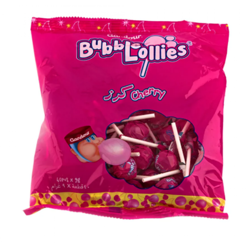 39A3C0C4-BDA4-4413-A520-86C6C3E6C144 بوب لوليز جرو الكرز غندور كولوم 40 قطعة *9 جم - الصورة 1