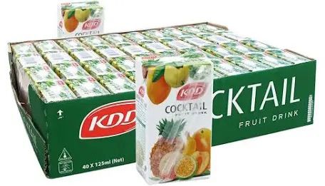 48B88217-6808-4225-A13F-D7F0D3DBD7A5 كرتون عصير كي دي دي كوكتيل 250 جم 24 حبه - الصورة 1