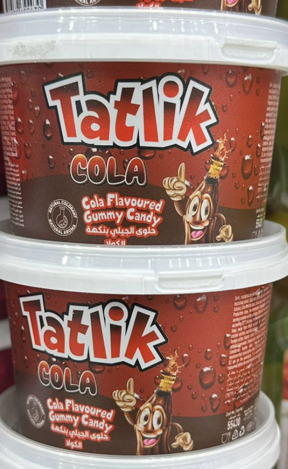 5AAA97CF-DFB8-47AC-B781-69929854D626 حلوي الجبلى بنكهة الكولا تاتليك علبه 100 جم - الصورة 1