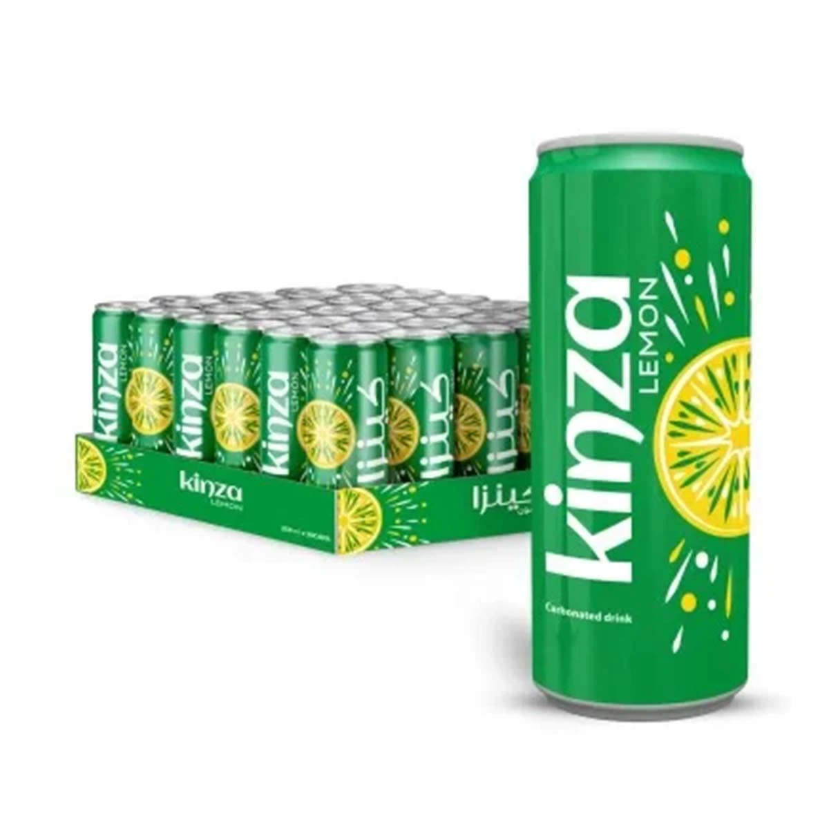 8647D1E7-327A-4AB3-ABFD-45E3514E5900 مشروب الغازى كينزا بنكهة الليمون كرتون 30 حبه - الصورة 1