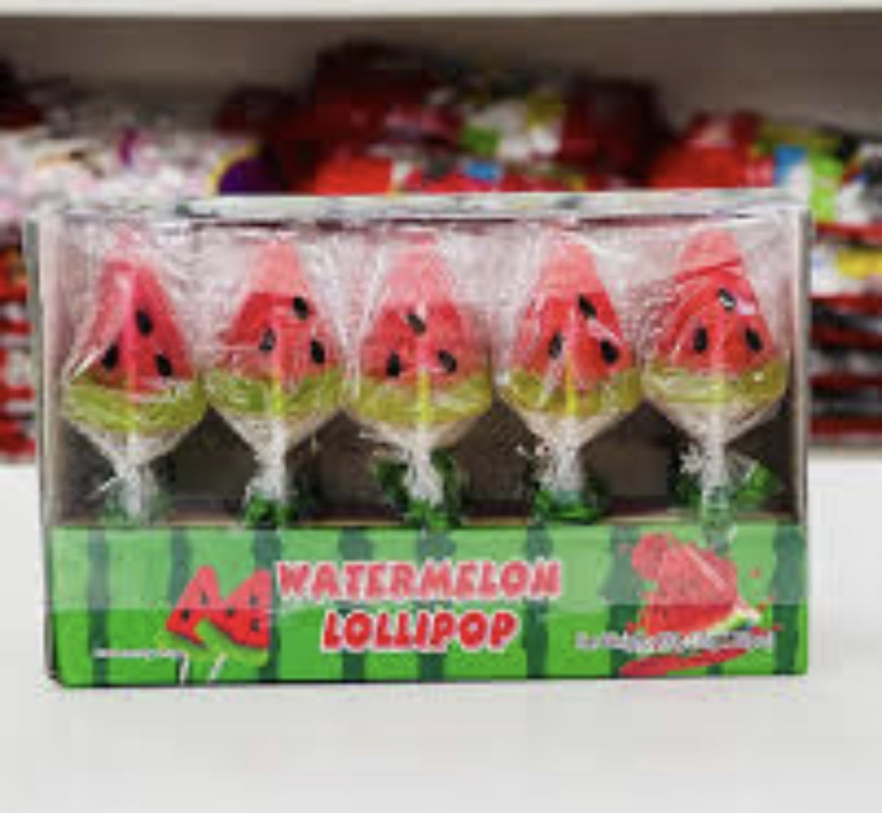 86FA3321-6F55-4E89-BC2B-FE0615724855 حلوى المصاص بنكهة البطيخ باكت كامل - الصورة 1
