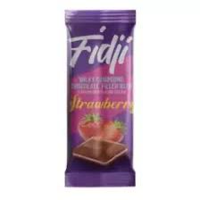 B6713406-AA06-44B7-A179-D02527EF4474 شوكولاتة فيدجي بالحليب بنكهة الفروالة 90 جم باكيت 12 حبه - الصورة 1