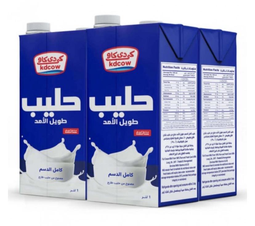 C93FB6A8-6903-40E8-8AE2-DBEE3E2A133D حليب كى دى كاو طويل الامد 4 لتر - الصورة 1