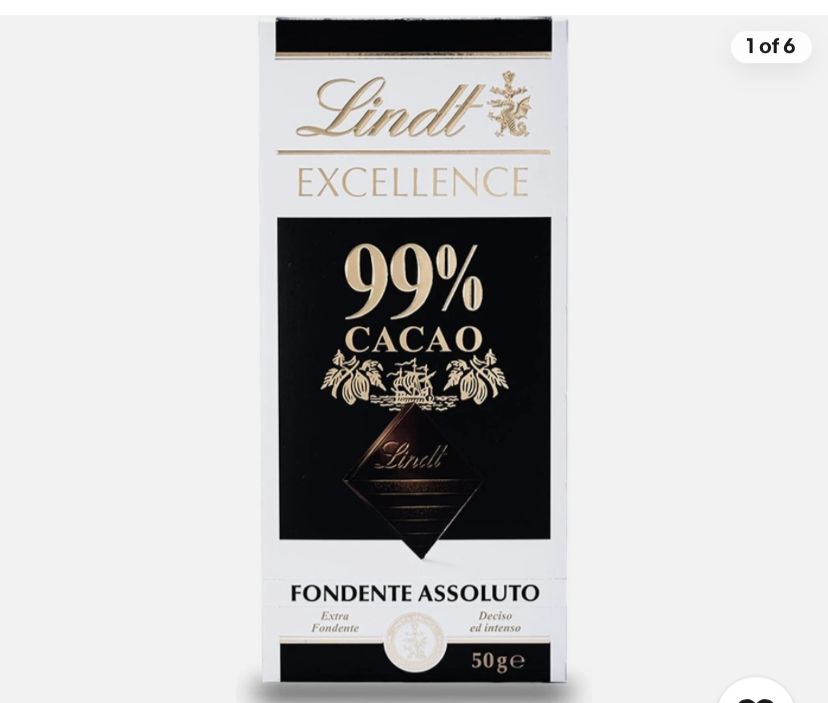 DE55FEB9-E866-43D7-B02D-55828E7056C1 شوكلاتة ليندت دارك 99% حبه - الصورة 1