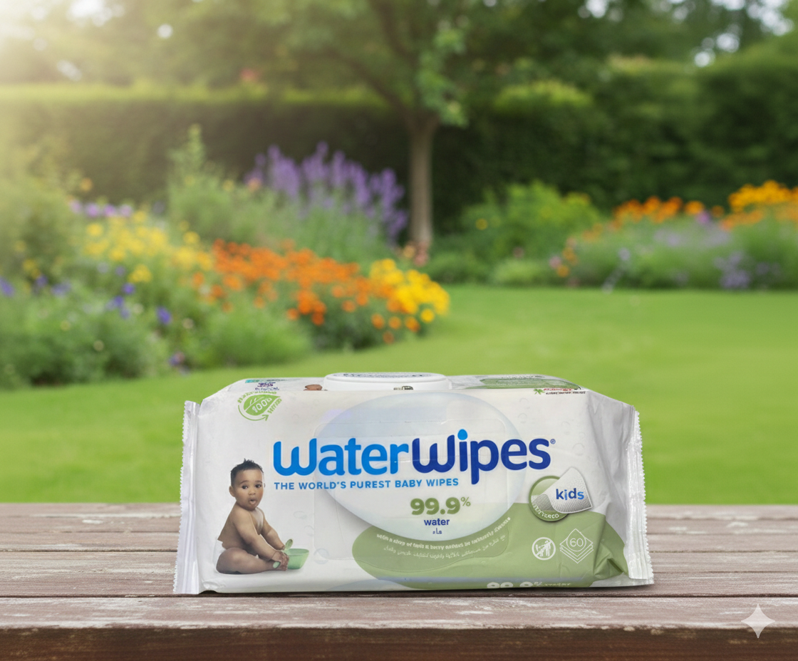 img_0239 مناديل مبللة ووتر وايبس 60 حبه - الصورة 1