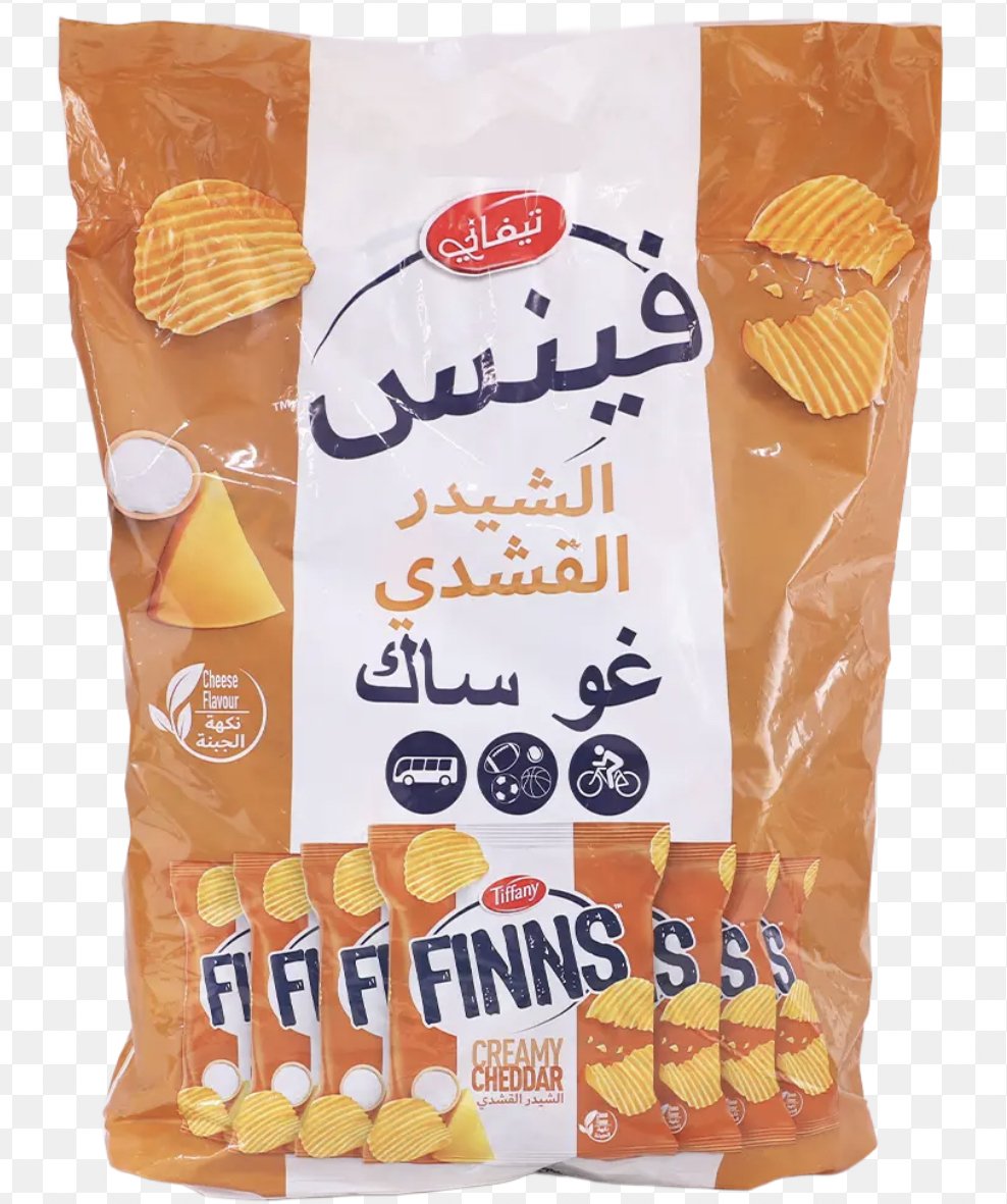 7568ABDE-02E2-4E97-B8C4-5958023B82CC تيفاني فينس رقائق بطاطس بالجبنه 24 كيس - الصورة 1