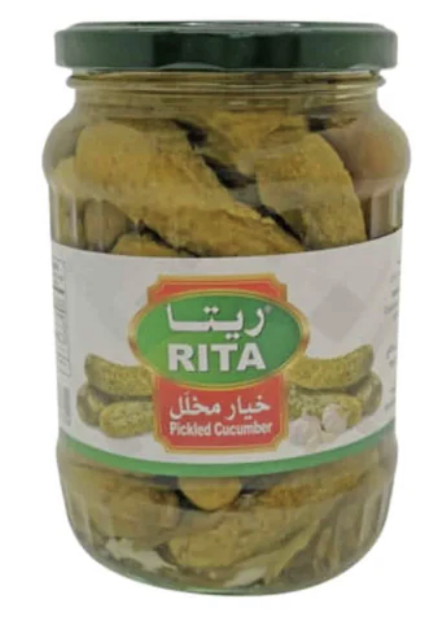B6C5EAE4-00BB-4327-949B-55F59193B96E ريتا خيار مخلل 2 حبه * 500 جرام - الصورة 1