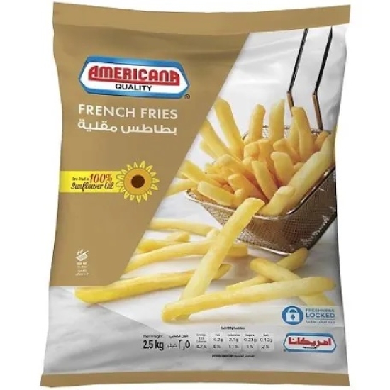بطاطا نص مقليه امريكانا 2.5 كجم