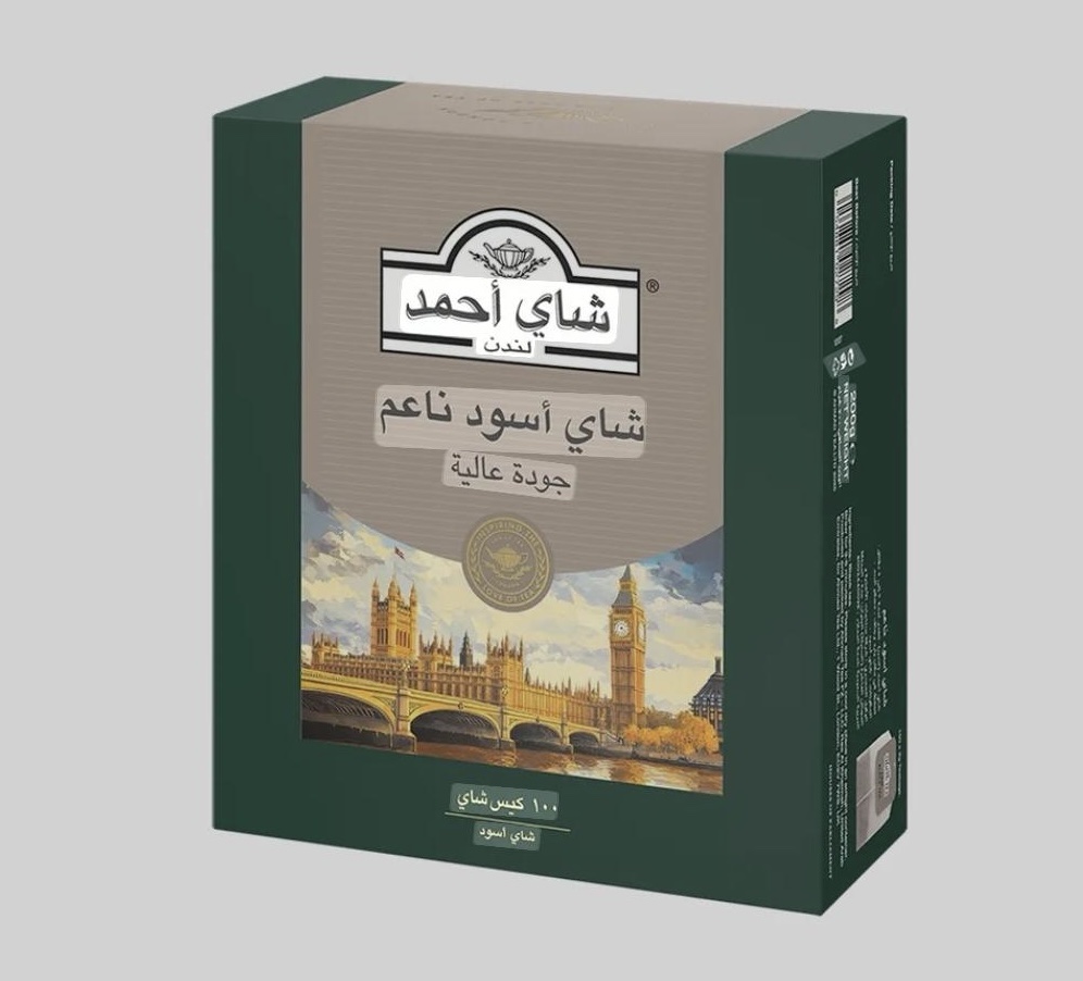 89d23e2c-af80-477a-8555-7ce93d9db435 شاي اسود ناعم احمد 100 كيس - الصورة 1