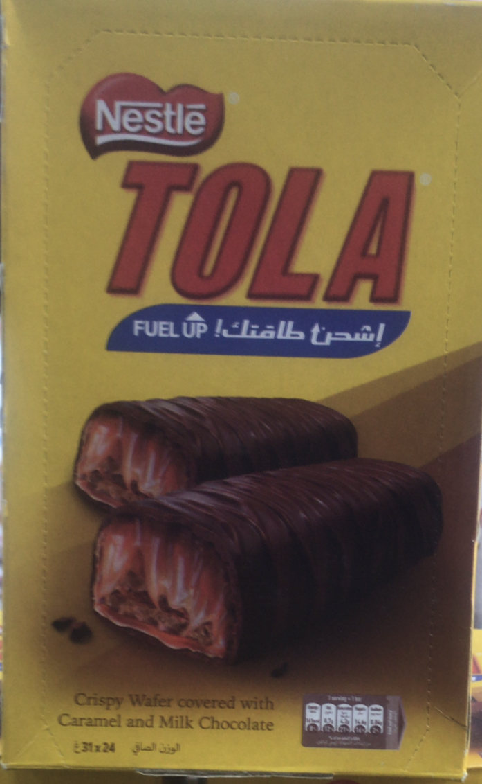 44674C4F-C06D-4771-867C-CEE94A234646 ويفر مغطى بالكراميل تولا 24* 31 جم - الصورة 1