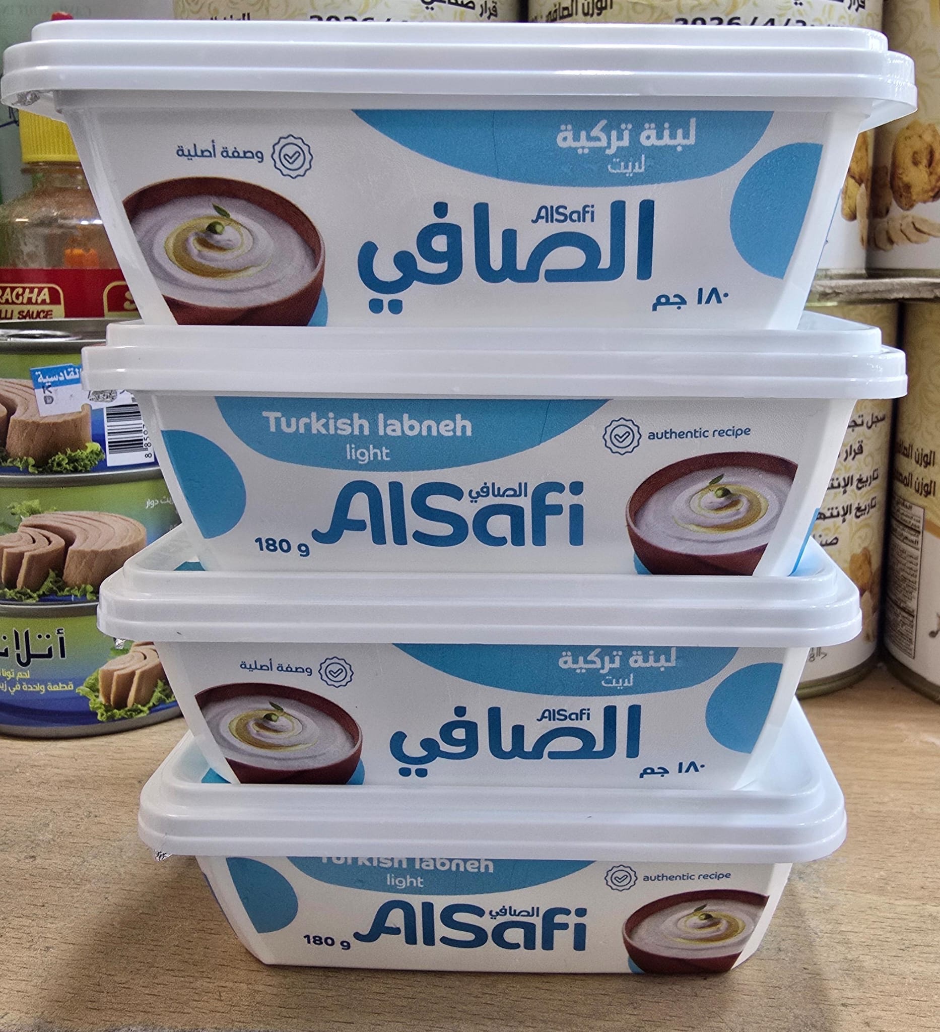 76097afc-24e7-4ba9-9717-0237dd0ec8d4 لبنة الصافي 180 جم 4 حبات - الصورة 1