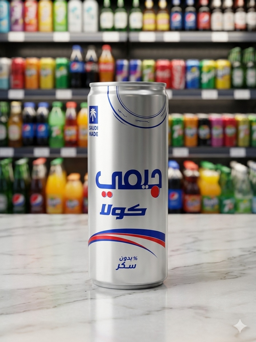 img_8032 مشروب كولا بدون سكر د- جيمي 240 مل 6 حبات - الصورة 1
