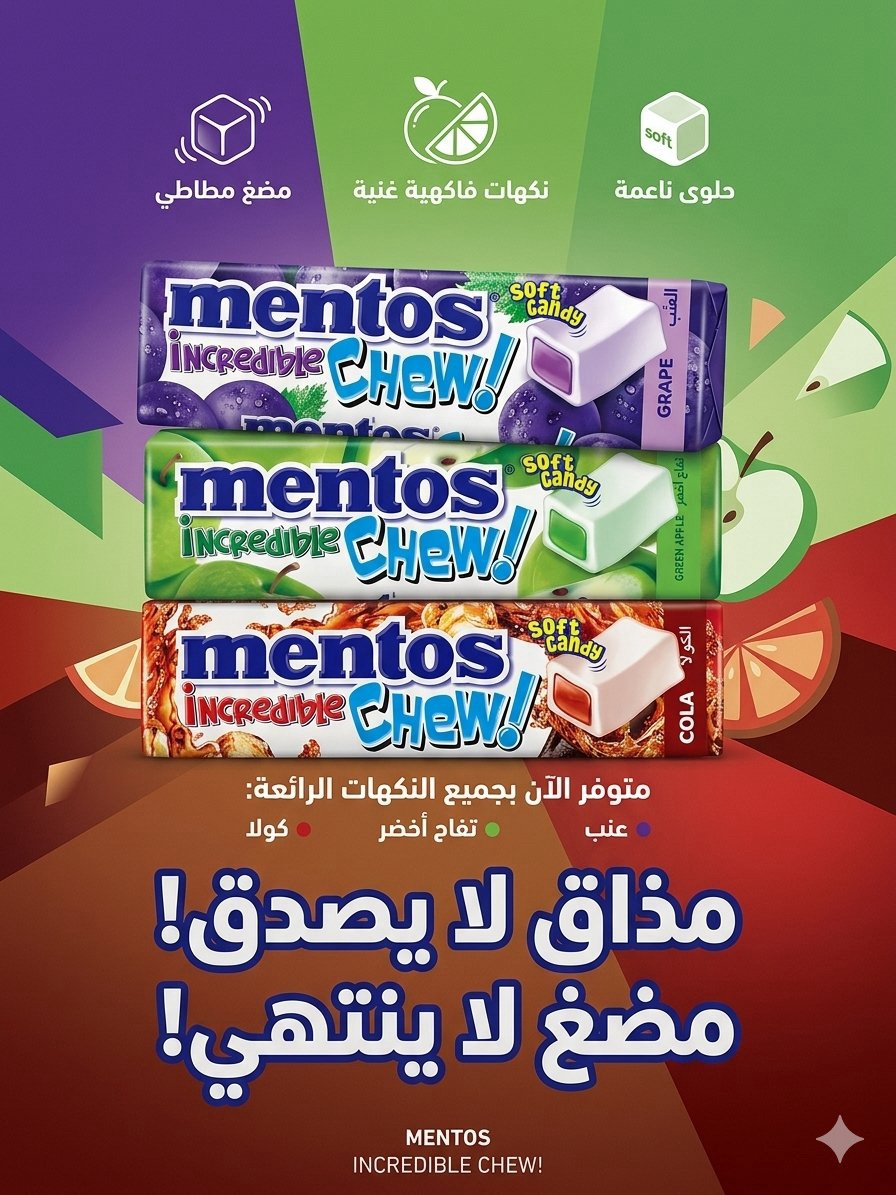 img_8064 حلوى و علك منتوس نكهات مختلفة 6 حبات - الصورة 1