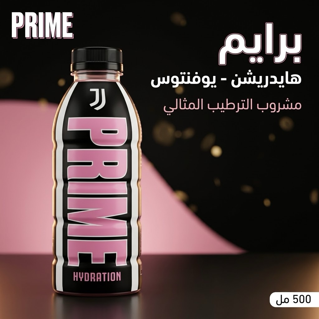 img_8719 مشروب الترطيب برايم يوفنتوس 500 مل 4 حبات - الصورة 1