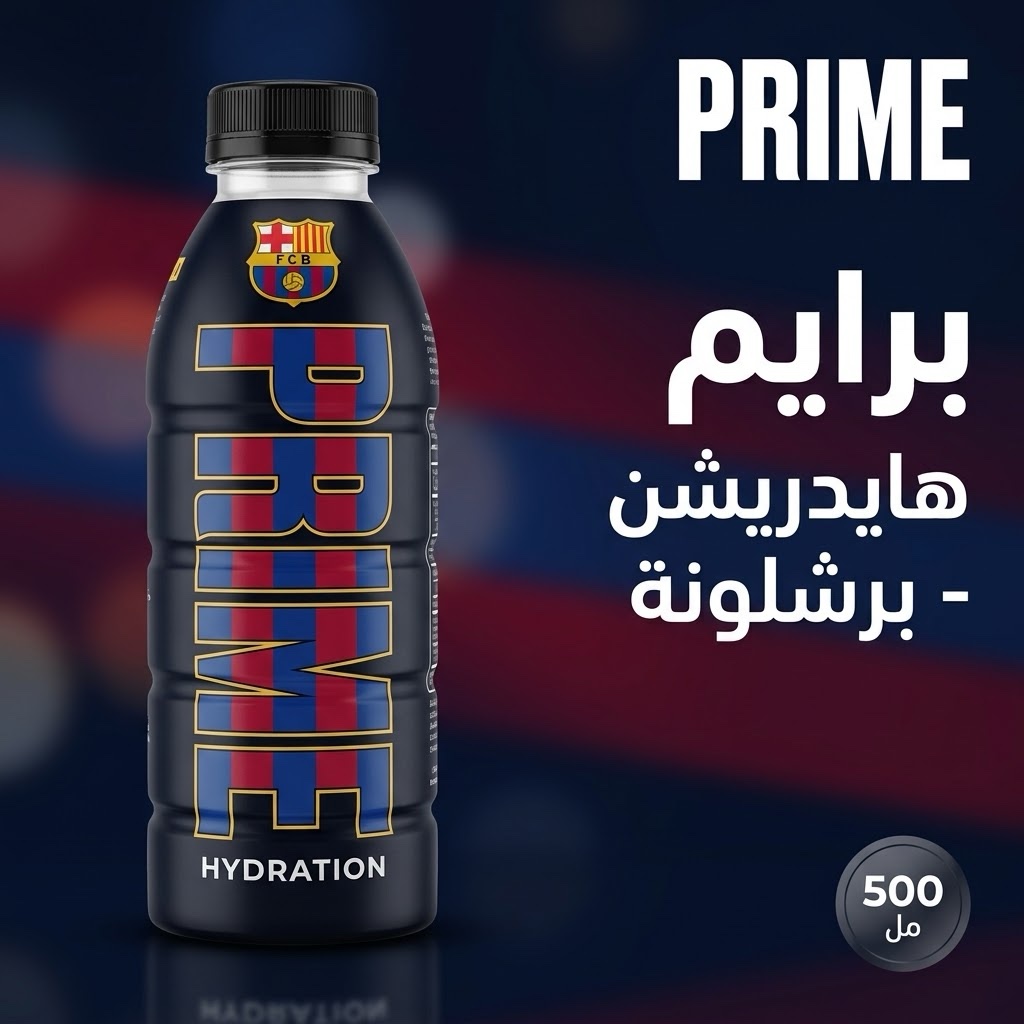 img_8720 مشروب الترطيب برايم برشلونة 500 مل 4 حبات - الصورة 1